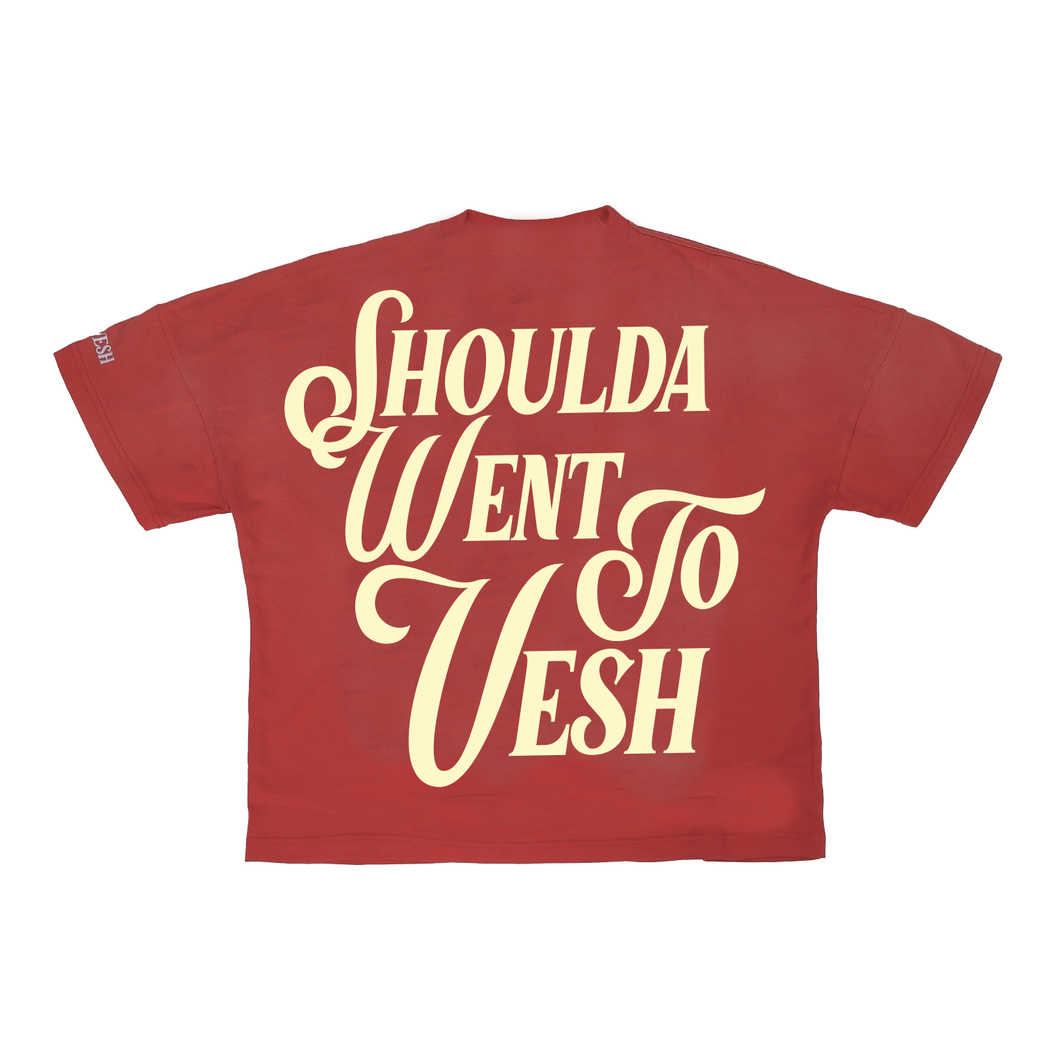 Oversized Wyvesh Logo Tee RED